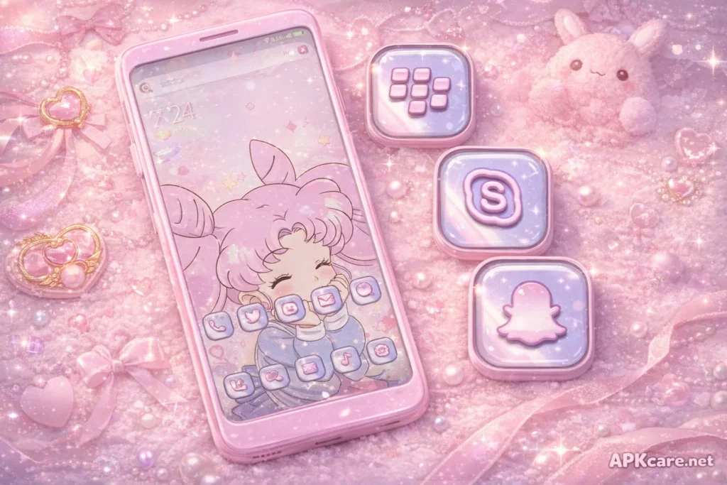 Kawaii Cute Girl Theme Download for Android
