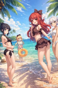 Summer Island With Cute Girl 1